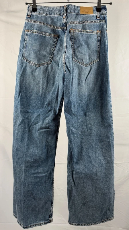 Jeans highwaist ripped wide leg | Size 38