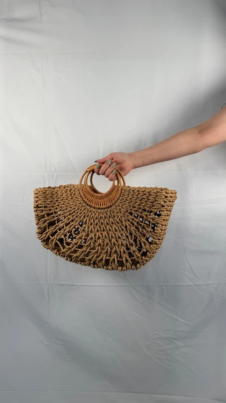 woven summer bag | beach, boho